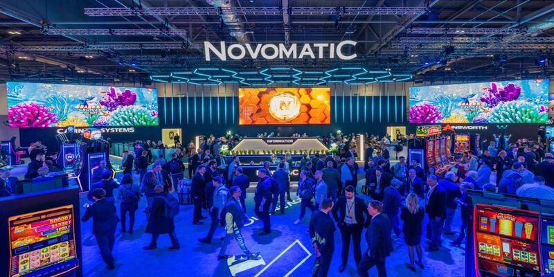 Novomatic auf der ICE 2024 in London.