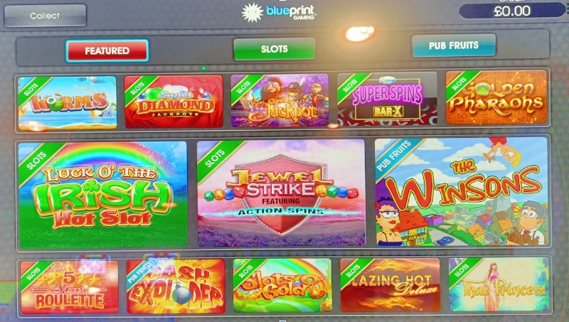 Blueprint Land-based Slot Image
