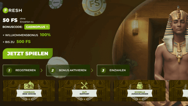 Fresh Casino Test und Bonus