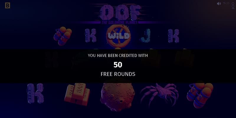 Irwin 50 Free Spins Credited Confirmation