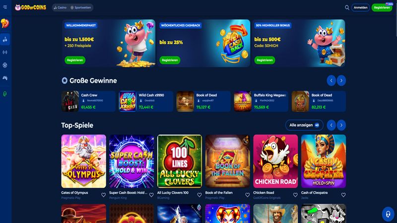 God of Coins Casino Test