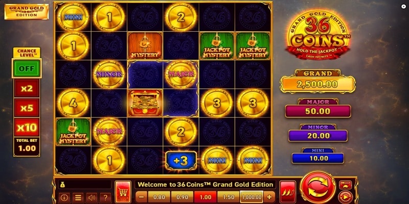 36 Coins Grand Gold Edition by Wazdan