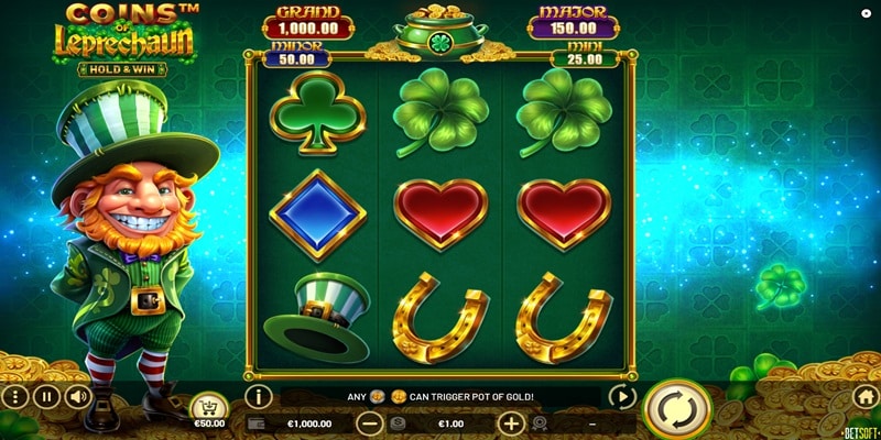 Coins of Leprechaun – Hold & Win by Betsoft