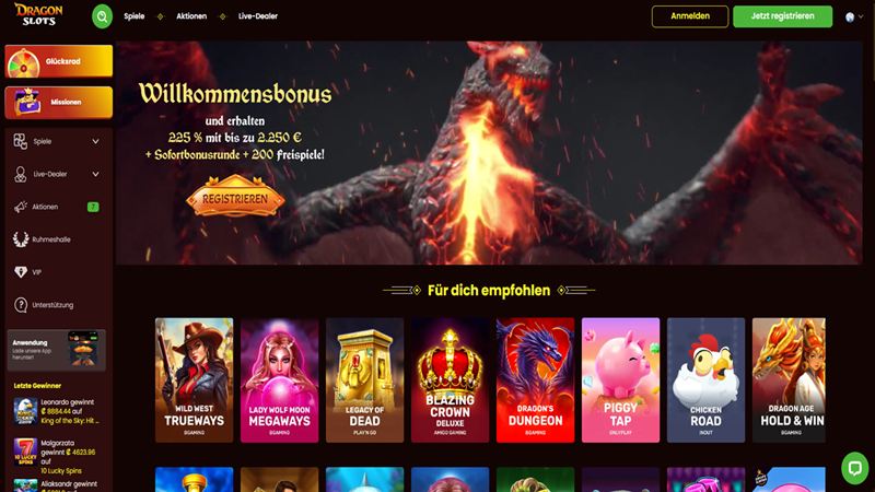 Dragon Slots Casino Test