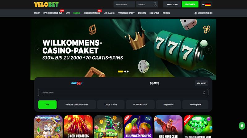 Velobet Casino Test