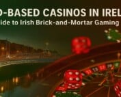 1280x720 Image of Dublin and a roulette table depicting gambling in Irealand