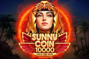 Logo for the Sunny Coin 10000 Hold The Spin Gamzix Slot