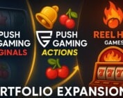 Push Gaming announces new portfolio categories with Originals, Actions, and Reel Hot Games logos