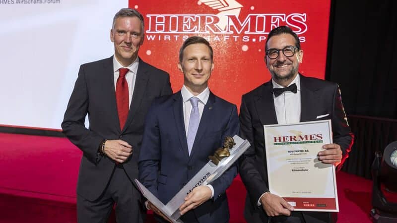 Hermes Klimaschutzpreis f&uuml;r NOVOMATIC