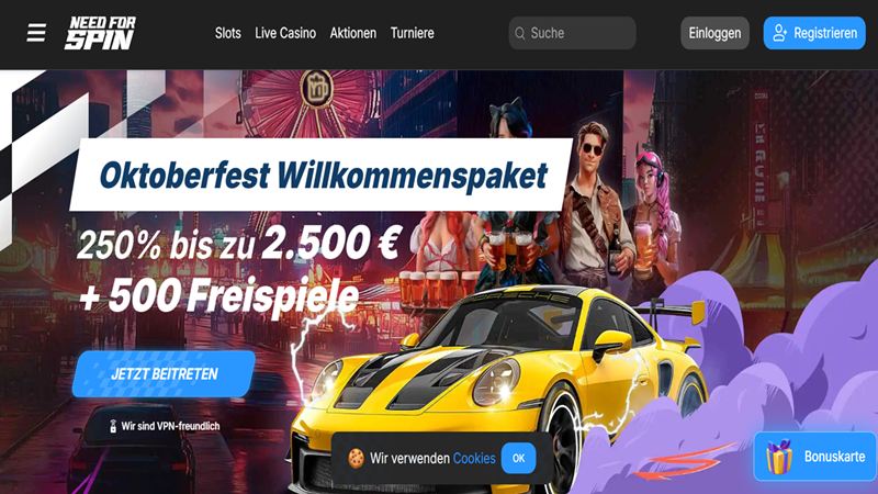Need for Spin Casino Test