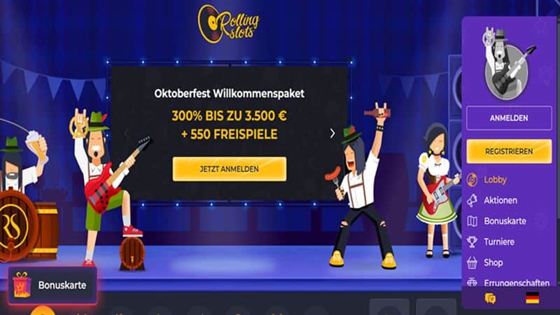 Rolling Slots Casino Test