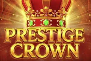 Play Prestige Crown Demo by Endorphina Endorphina Prestige Crown slot demo featuring ornate golden crown with emerald jewels on radiant background