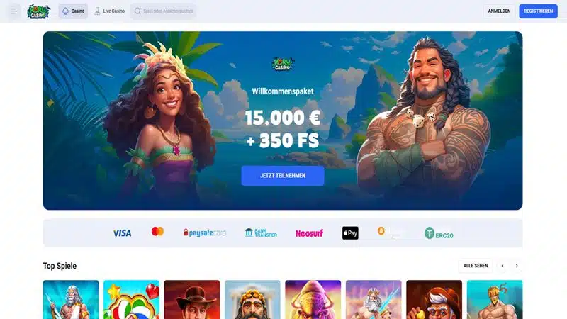 Online-Anmeldung bei Koru Casino: So klappt die Registrierung