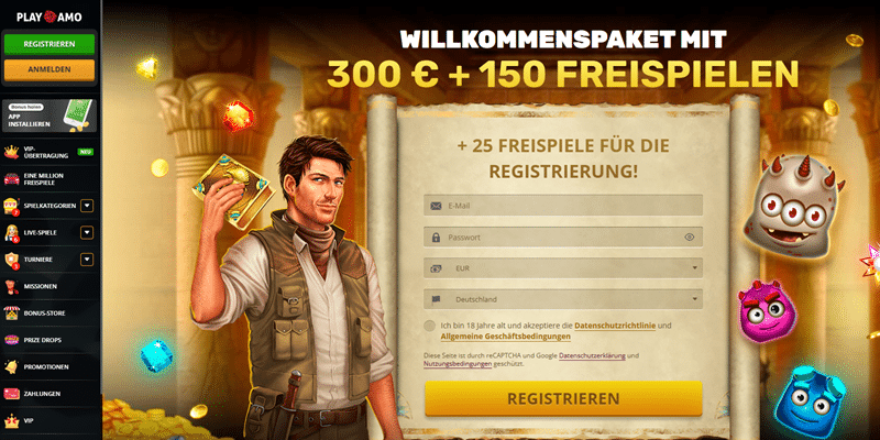 Playamo Casino Bonus