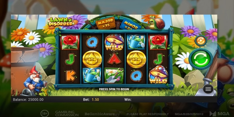 Lawn n&rsquo; Disorder von Play&rsquo;n GO seit 6. November 2025 ver&ouml;ffentlicht.