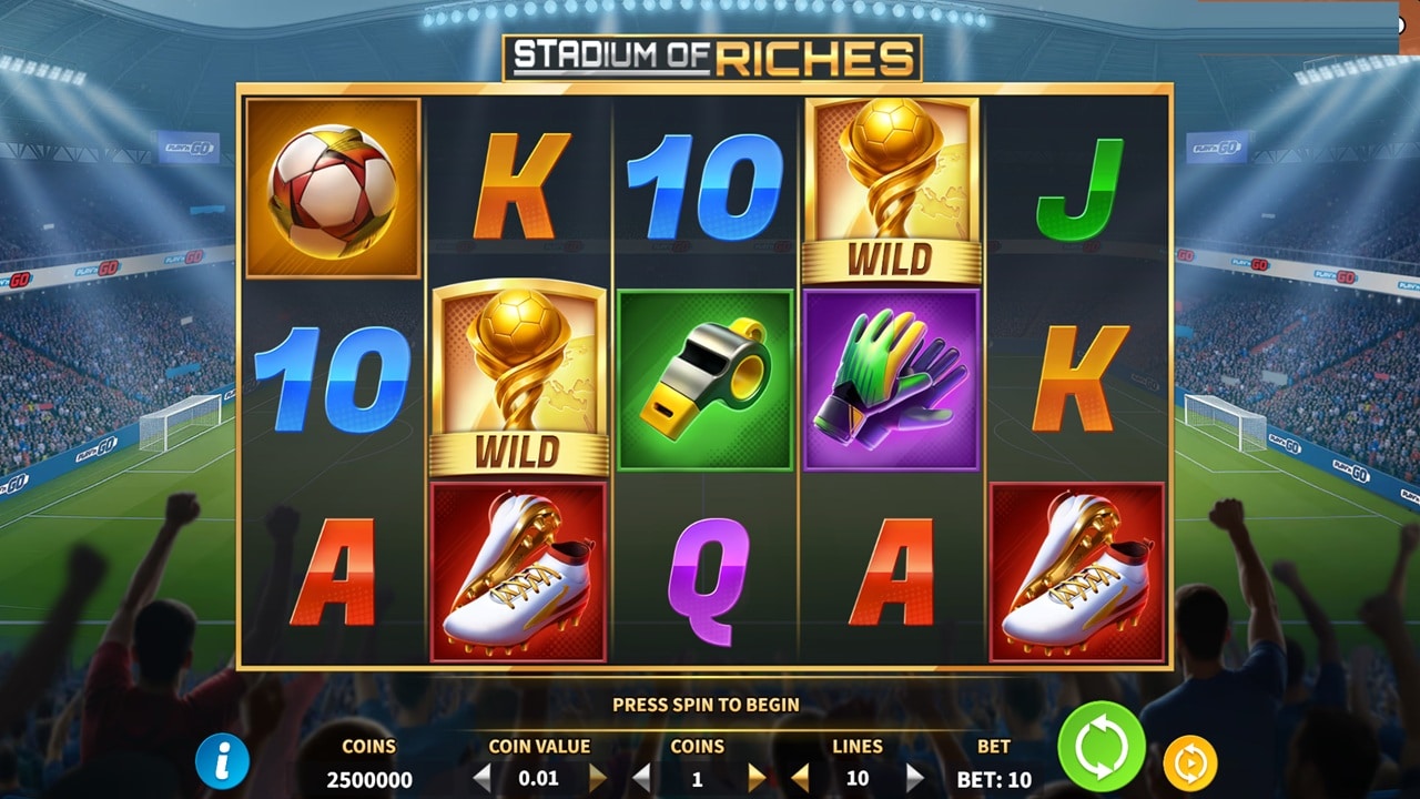 Stadium of Riches Slot – Play’n GO Stadium of Riches slot by Play'n GO - sports stadium theme, multiplier features, new November 2025 release