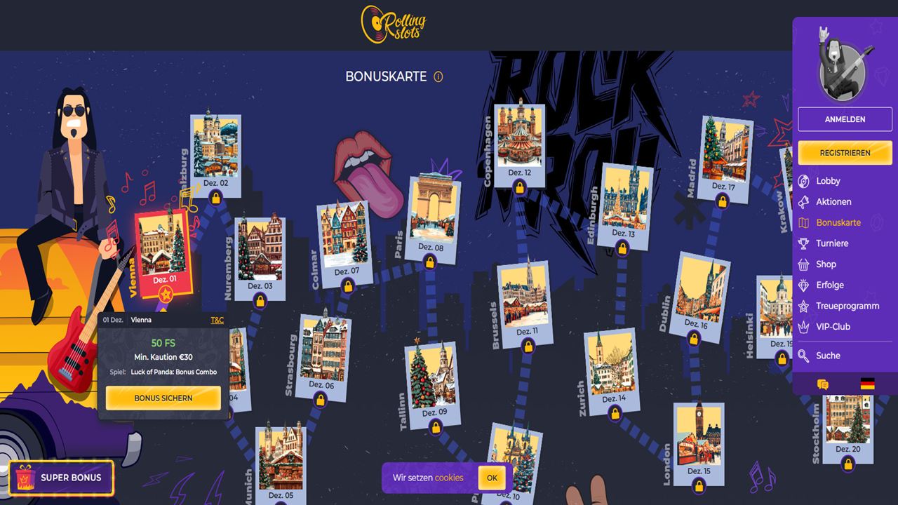 RollingSlots Adventskalender 2025