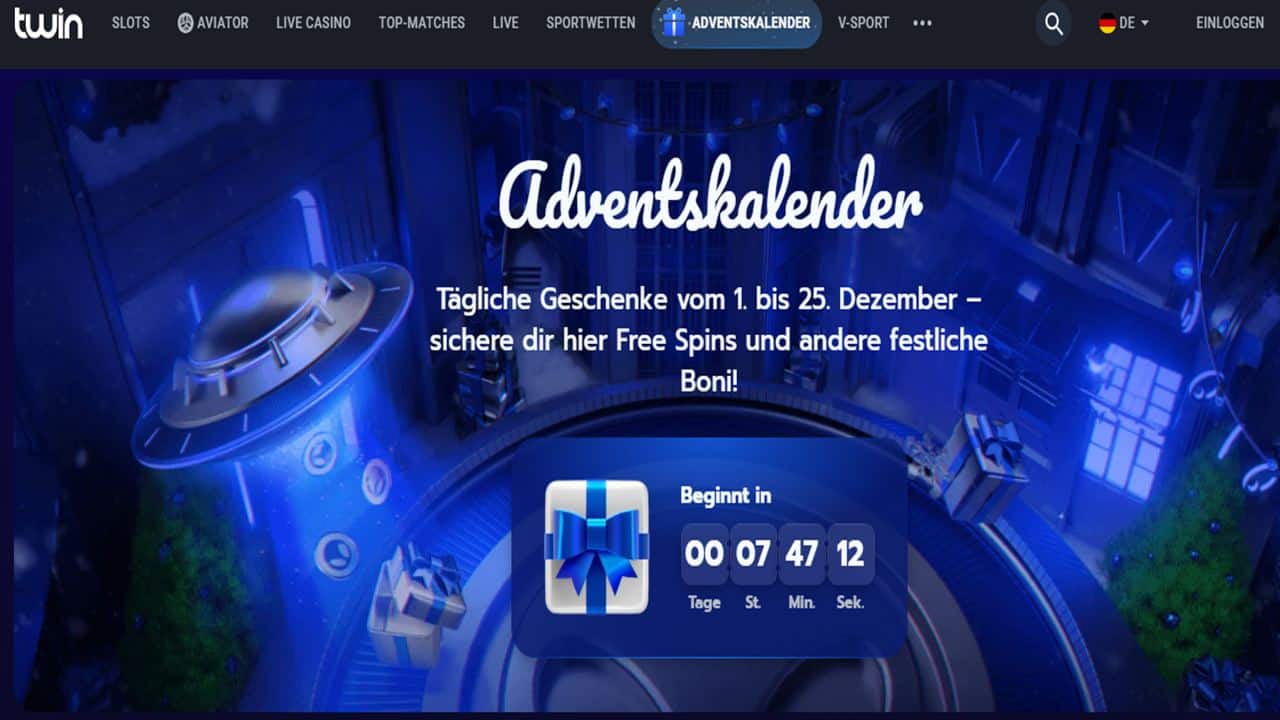 Twin Casino Adventskalender