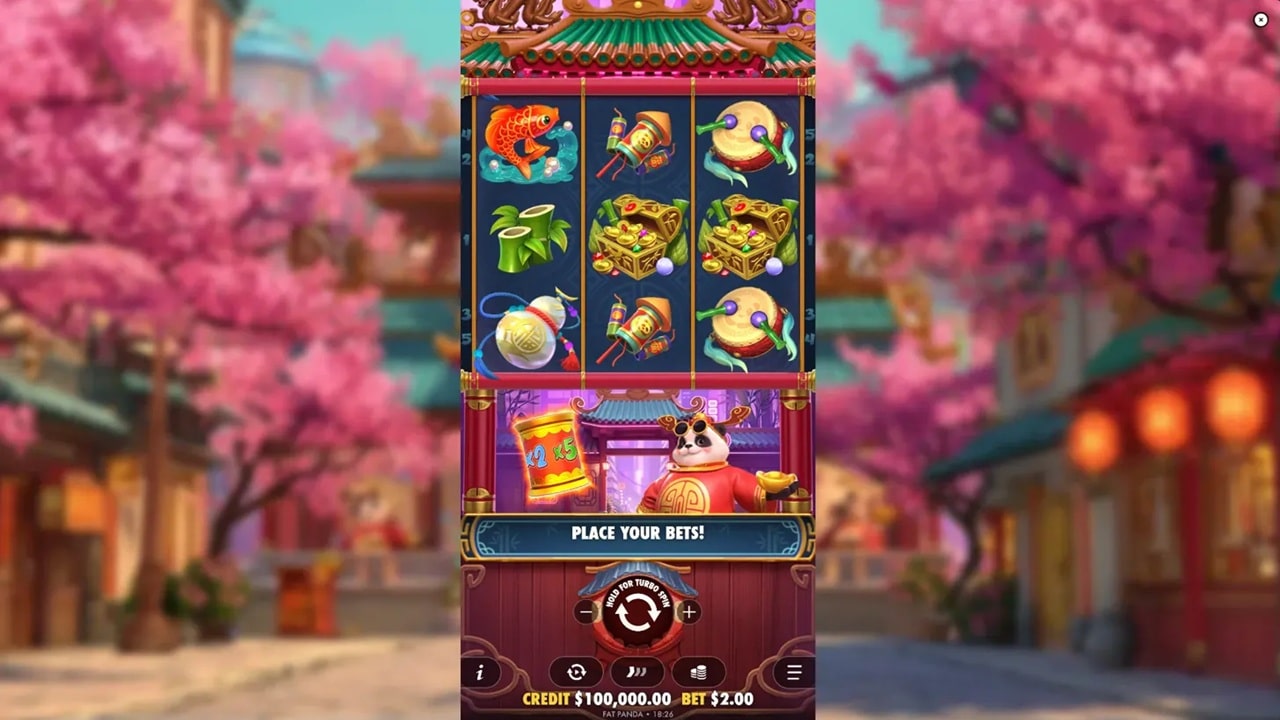 Lucky Panda Slot Game | Pragmatic Play – Weekly Review Lucky Panda slot game screenshot showing Asian-themed reels with panda character, treasure chests, lanterns, and koi fish symbols - Pragmatic Play