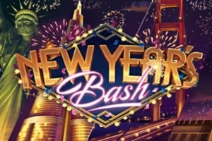 New Year’s Bash Slot Game | Habanero – New Year Slots New Year's Bash slot game showing Statue of Liberty, fireworks display, and landmark celebrations - Habanero