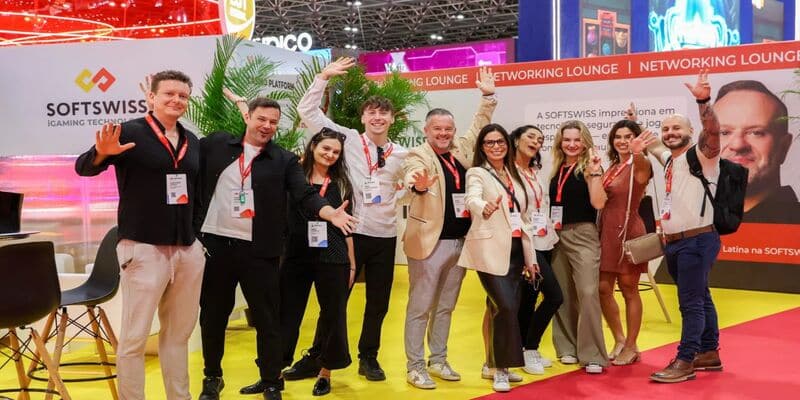 SOFTSWISS bei der SBC Summit Rio 2026 in Brasilien.