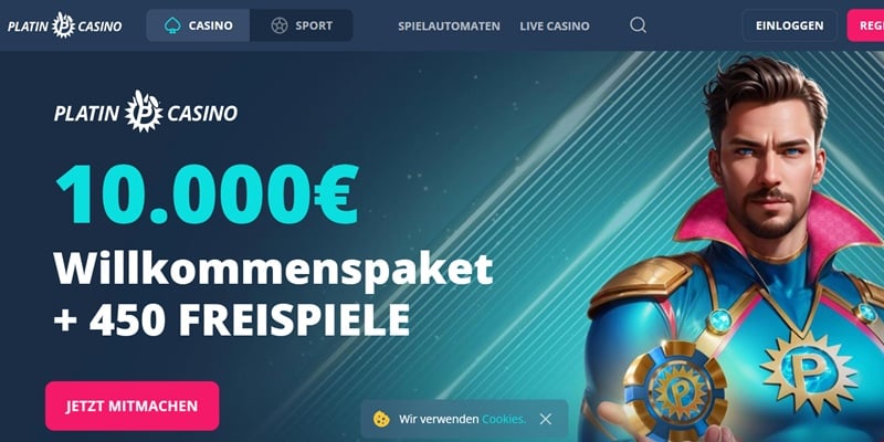Platin Casino Test und Bonus