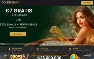 Homepage des GoldenPlay Casino