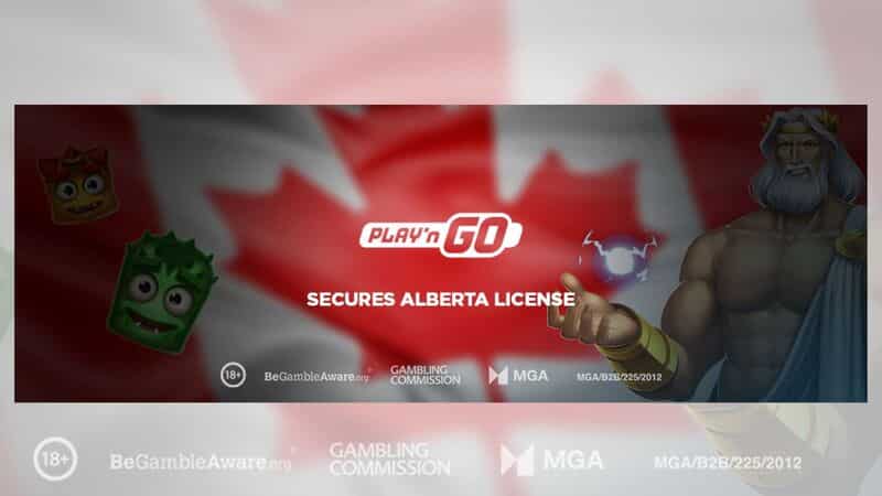 Play'n GO iGaming-Lizenz f&uuml;r Alberta best&auml;tigt.