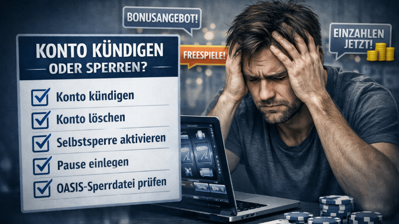 Online Casino k&uuml;ndigen