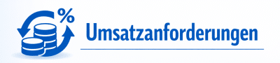 Umsatzanforderungen