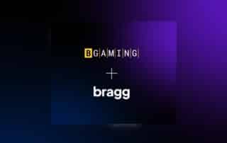 Logos von BGaming und der Bragg Gaming Group.