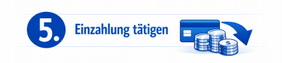 Einzahlung t&auml;tigen