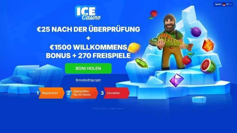 Bild vom Ice Casino Bonus