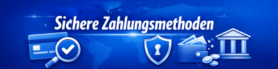 Sichere Zahlungsmethoden Sichere Zahlungsmethoden