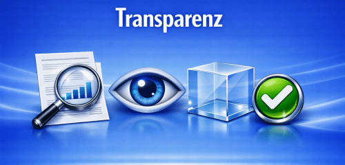 Transparenz und Bedingungen Transparenz & Geschäftsbedingungen Logo
