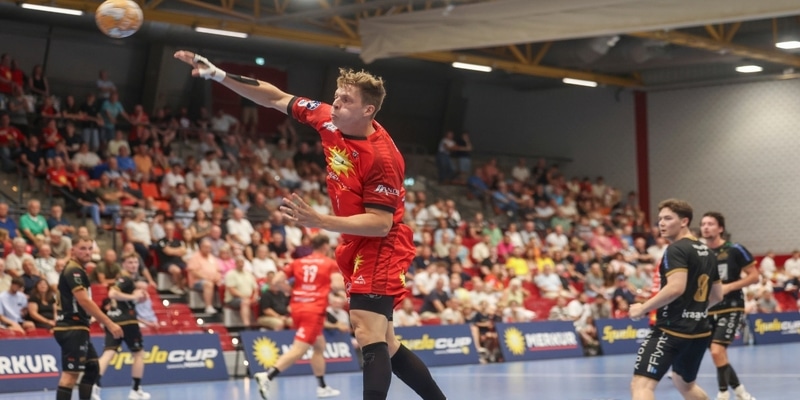Handball-Spieler beim Merkur Spielo-Cup im August 2026
