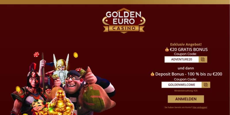 Golden Euro Casino Test und Bonus