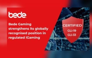 Bede Gaming Zertifizierung nach GLI-19 und GLI-33.
