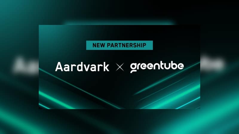 Partnerschaftsbekanntgabe zwischen Greentube und Aardvark Technologies.