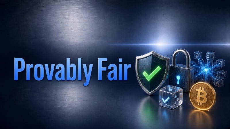 Provably fair Probably fair Logo