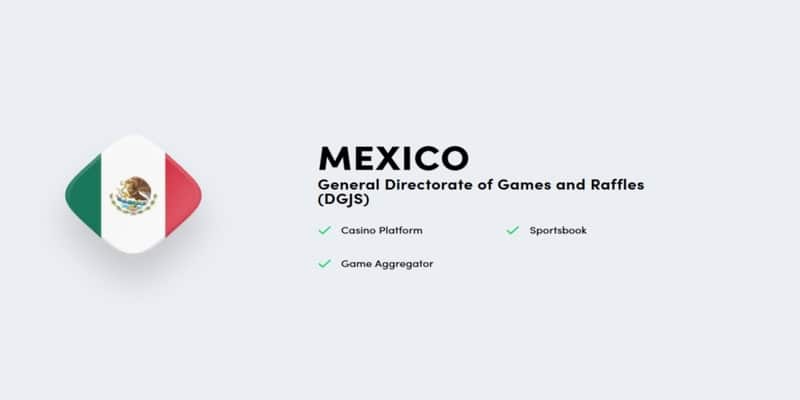 SOFTSWISS bietet f&uuml;r Mexico die Casino Platform und weitere Produkte an.
