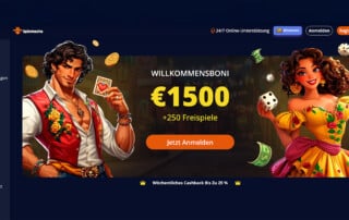 spinmacho casino bild homepage