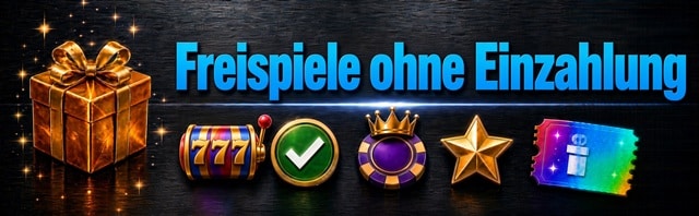 Banner: Freispiele ohne Einzahlung