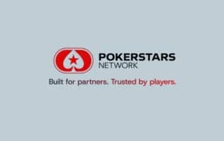 Logo des PokerStars Network auf grauem Hintergrund.