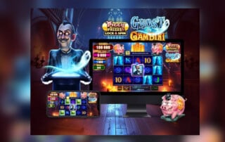 Desktop- und Mobiledarstellung von Piggy Prizes Ghost of Gambini