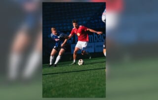 Spielszene aus dem Turnier zwischen BSG Merkur Gauselmann und einer anderen Mannschaft.